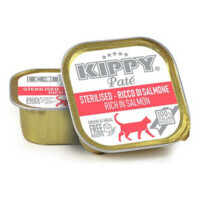 Kippy Pate Cat Sterilised Salmon - Вологий корм з лососем для стерилізованих котів усіх порід (паштет) (90 г) в E-ZOO