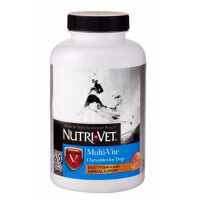 Nutri-Vet (Нутри-Вет) Multi-Vite - Комплекс витаминов и минералов для собак, жевательные таблетки (180 шт.)