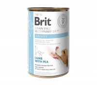 Brit GF Veterinary Diet (Брит Ветеринари Диет) Dog Obesity - Влажный корм с ягненком для собак при ожирении и избыточном весе (400 г)