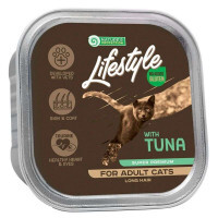Nature's Protection (Нейчерес Протекшн) Lifestyle Long Hair Tuna - Вологий корм тунцем для дорослих довгошерстих кішок (85 г) в E-ZOO