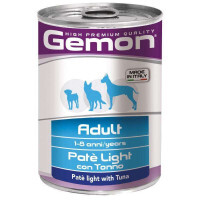 Gemon (Джемон) Dog Adult Pate with Tuna - Влажный корм с тунцом для взрослых собак всех пород (паштет) (400 г)
