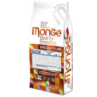 Monge (Монж) Monoprotein All Breeds Adult Trout with Rice and Potatoes – Сухой монопротеиновый корм с форелью, рисом и картофелем для взрослых собак различных пород (15 кг) в E-ZOO