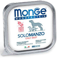 Monge (Монж) Monoprotein Dog Solo Only Beef – Монопротеиновый паштет с говядиной для собак (150 г)