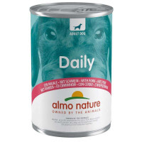Almo Nature (Альмо Натюр) Daily Dog Adult Pork - Полнорационный консервированный корм с свининой для взрослых собак всех пород (400 г)