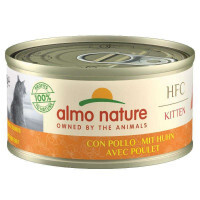 Almo Nature (Альмо Натюр) HFC Kitten Chicken - Консервированный корм с курицей для котят (кусочки в желе) (70 г) в E-ZOO