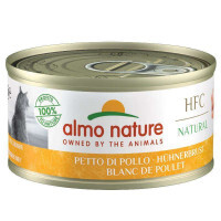 Almo Nature (Альмо Натюр) HFC Natural Adult Cat Chicken Breast - Консервированный корм с куриной грудкой для взрослых кошек (кусочки в желе) (70 г)