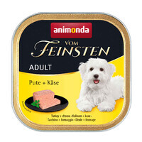 Animonda (Анімонда) Vom Feinsten Turkey Cheese - Консервований корм з індичкою та сиром для собак (паштет) (150 г) в E-ZOO