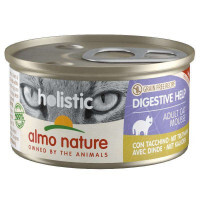 Almo Nature (Альмо Натюр) Holistic Digestive Help Cat Turkey - Консервированный корм с индейкой для взрослых кошек с чувствительным пищеварением (мусс) (85 г)