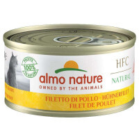 Almo Nature (Альмо Натюр) HFC Natural Adult Cat Chicken Fillet - Консервированный корм с куриным филе для взрослых кошек (кусочки в желе) (70 г) в E-ZOO