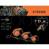 Flexi (Флекси) Extrem Tape - Поводок-рулетка с амортизатором Экстремальная прочность для собак, лента - Фото 4
