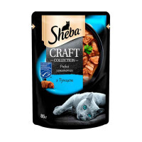Sheba (Шеба) Craft Collection - Влажный корм с тунцом для котов (кусочки в соусе) (85 г) в E-ZOO