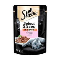Sheba (Шеба) Black&Gold Select Slices - Влажный корм с лососем для котов (кусочки в соусе) (24x85 г (box)) в E-ZOO