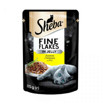 Sheba (Шеба) Black&Gold Fine Flakes - Влажный корм с курицей для котов (кусочки в желе) (85 г) в E-ZOO