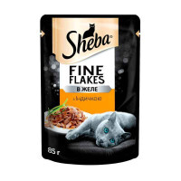 Sheba (Шеба) Craft Collection Fine Flakes - Влажный корм с индейкой для котов (кусочки в желе) (85 г)