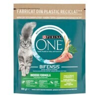 Purina ONE (Пуріна Ван) Indoor Formula – Сухий корм з індичкою для котів, що постійно живуть в помешканні (800 г) в E-ZOO