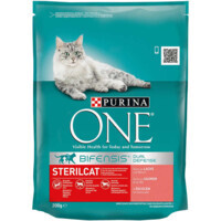 Purina ONE (Пурина Ван) Sterilcat – Сухой корм с лососем и пшеницей для стерилизованных кошек (200 г) в E-ZOO