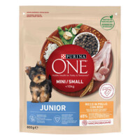 Purina ONE (Пурина Ван) Mini Junior – Сухой корм с курицей и рисом для щенков малых пород (800 г) в E-ZOO фото №2 Purina ONE (Пурина Ван) Mini Junior – Сухой корм с курицей и рисом для щенков малых пород (800 г) в E-ZOO