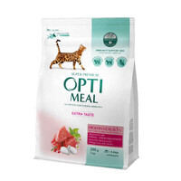 OptiMeal (ОптиМил) Veal Extra Taste Cat – Сухой корм с высоким содержанием телятины для котов (10 кг) в E-ZOO