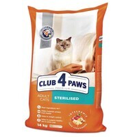 Club 4 Paws (Клуб 4 Лапы) Premium Adult Cat Sterilized Chicken - Сухой корм с курицей для стерилизованных котов (14 кг)