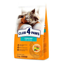 Club 4 Paws Premium Adult Cat Sterilized Chicken - Сухой корм с курицей для стерилизованных котов (2 кг) в E-ZOO