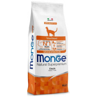 Monge (Монж) Monoprotein Sterilised Cat Duck – Сухий монопротеїновий корм з качкою для стерилізованих котів і кішок (10 кг) в E-ZOO
