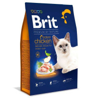 Brit Premium (Брит Премиум) by Nature Cat Indoor Chicken - Сухой корм с курицей для взрослых котов живущих в помещении (1,5 кг)