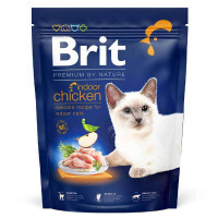 Brit Premium (Брит Премиум) by Nature Cat Indoor Chicken - Сухой корм с курицей для взрослых котов живущих в помещении (800 г) в E-ZOO