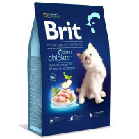 Brit Premium (Брит Премиум) by Nature Cat Kitten Chicken - Сухой корм с курицей для котят всех пород (1-12 мес) (1,5 кг)
