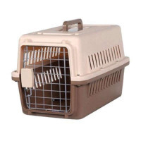 Nunbell (Нанбел) Pet Carrier IATA Size 2 - Пластиковая переноска для собак весом до 15 кг с железной дверью, соответствующая стандартам IATA (56х37х35 см)
