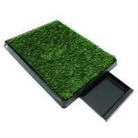 M-Pets (М-Петс) Grass Mat Training Pad with Tray - Трав'яний мат для привчання собак до туалету з піддоном (58х46 см) в E-ZOO