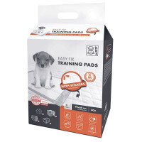 M-Pets (М-Петс) Easy Fix Training Pads – Пелёнки для приучения щенков к туалету с клейкими стикерами для фиксации (90х60 см / 30 шт.) в E-ZOO