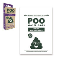 M-Pets (М-Петс) POO Dog Waste Bags Lavender Scented – Биологически разлагаемые пакеты для уборки за собаками с ароматом лаванды (60 шт.)