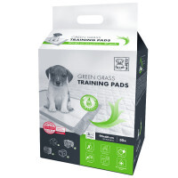 M-Pets (М-Петс) Green Grass Puppy Training Pads - Одноразовые пеленки с ароматом зеленой травы для приучения щенков к туалету (90х60 см / 30 шт.)