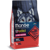 Monge (Монж) BWild Low Grain Wild Deer Adult All Breeds - Низкозерновой сухой корм из мяса оленя для взрослых собак всех пород (2,5 кг) в E-ZOO