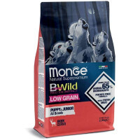 Monge (Монж) BWild Low Grain Wild Deer Puppy&Junior All Breeds - Низькозерновий сухий корм з олениною для цуценят всіх порід (2,5 кг) в E-ZOO