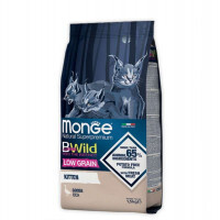 Monge (Монж) BWild Low Grain Goose Kitten - Сухой низкозерновой корм из мяса гуся для котят (1,5 кг) в E-ZOO