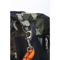 M-Pets (М-Петс) Remix Travel Carrier 2in1 Camouflage - Складна камуфляжна сумка-переноска з повідцем у комплекті для собак малих порід та котів вагою до 4,5 кг (41х28х28 см) в E-ZOO