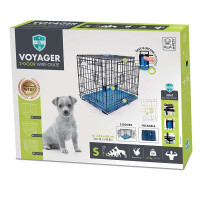 M-Pets (М-Петс) Voyager Wire Crate 2 doors – Проволочная клетка с 2 дверями и запатентованным замком Securo lock для собак (XS (46x30x35,6 cм)) в E-ZOO