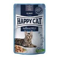 Happy Cat (Хэппи Кэт) Culinary Quellwasser-Forelle - Влажный корм с форелью для кошек (кусочки в соусе) (85 г)
