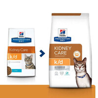 Hill's (Хиллс) Prescription Diet k/d Kidney Care Tuna - Корм-диета с тунцом для кошек с заболеваниями почек и сердца (1,5 кг)