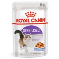 Royal Canin (Роял Канін) Sterilised in Jelly - Консервований корм для дорослих стерилізованих котів (дрібні шматочки в желе) (12х85 г (box)) в E-ZOO