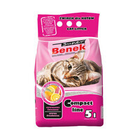Super Benek (Супер Бенек) Compact Line Citrus – Бентонітовий наповнювач Компактний для котячого туалету з ароматом цитрусу (5 л) в E-ZOO