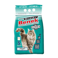 Super Benek (Супер Бенек) Optimum Line Galapagos – Бентонитовый наполнитель Оптимум для кошачьего туалета с ароматом морского бриза (5 л)