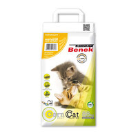 Super Benek (Супер Бенек) Corn Line Cat Litter Natural – Наповнювач кукурудзяний стандартний для котячого туалету без аромату (14 л / 8,8 кг) в E-ZOO