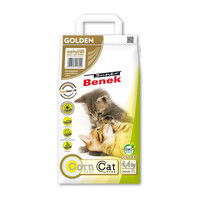 Super Benek (Супер Бенек) Corn Line Golden Cat Litter Natural – Наполнитель кукурузный Золотой для кошачьего туалета без аромата (7 л / 4,4 кг)
