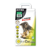 Super Benek (Супер Бенек) Corn Line Ultra Cat Litter Fresh Grass – Наполнитель кукурузный Ультра для кошачьего туалета с ароматом свежескошенной травы (7 л / 4,4 кг)