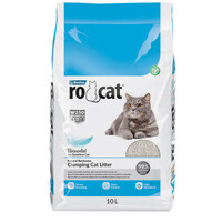 RoCat (РоКэт) Cat Litter Unscented - Бентонитовый наполнитель для кошачьего туалета без аромата (10 л / 8,5 кг)