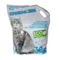 ТМ "Пушистики" Наполнитель силикагелевый для кошачьего туалета (7,2 л) в E-ZOO