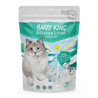 Barry King (Барри Кинг) Silicone Litter Baby Powder - Наполнитель силикагелевый для кошачьего туалета с ароматом детской пудры (5 л)