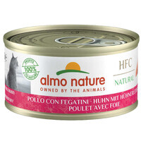 Almo Nature (Альмо Натюр) HFC Natural Adult Cat Chicken & Liver - Консервований корм з куркою та печінкою для дорослих кішок (шматочки в желе) (70 г) в E-ZOO